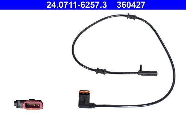 ATE 24.0711-6257.3 Sensor, wheel speed