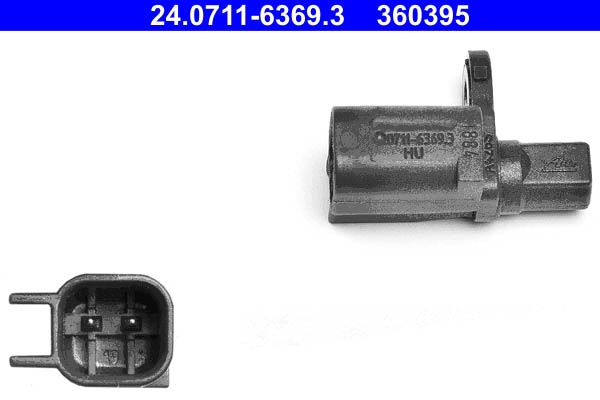 ATE 24.0711-6369.3 Sensor, wheel speed