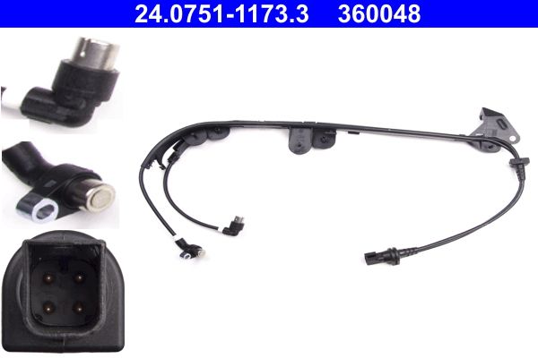 ATE 24.0751-1173.3 Sensor, wheel speed