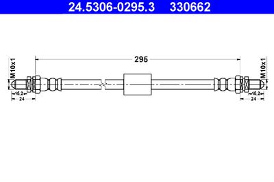 Brake Hose ATE 24.5306-0295.3