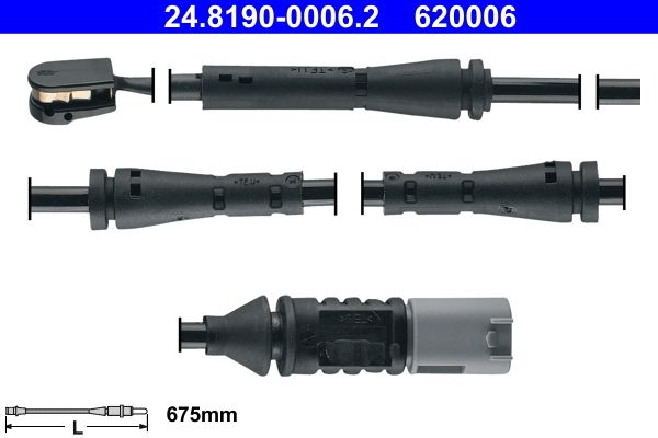 ATE 24.8190-0006.2 Warning Contact, brake pad wear