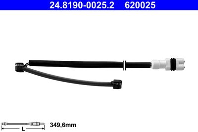 Warning Contact, brake pad wear ATE 24.8190-0025.2