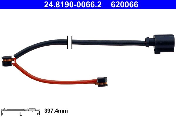 ATE 24.8190-0066.2 Warning Contact, brake pad wear
