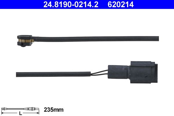 ATE 24.8190-0214.2 Warning Contact, brake pad wear