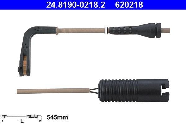 ATE 24.8190-0218.2 Warning Contact, brake pad wear