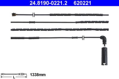 Warning Contact, brake pad wear ATE 24.8190-0221.2