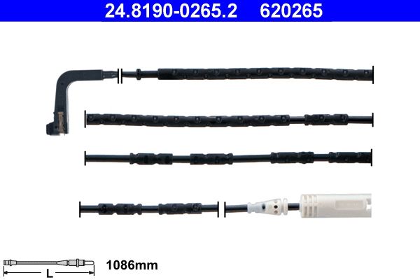 ATE 24.8190-0265.2 Warning Contact, brake pad wear