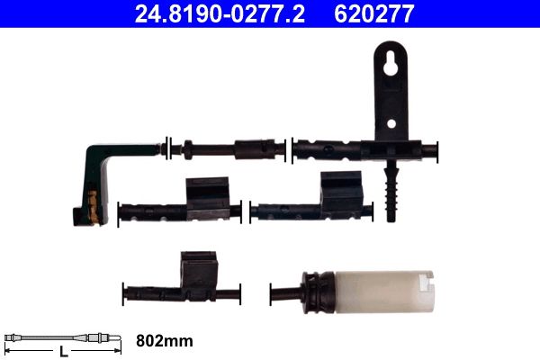 ATE 24.8190-0277.2 Warning Contact, brake pad wear