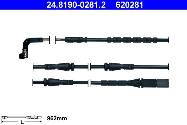 ATE 24.8190-0281.2 Warning Contact, brake pad wear