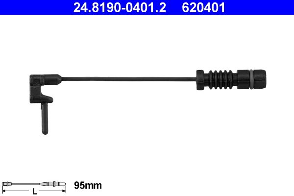 ATE 24.8190-0401.2 Warning Contact, brake pad wear