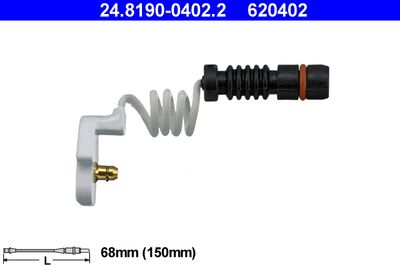 Warning Contact, brake pad wear ATE 24.8190-0402.2