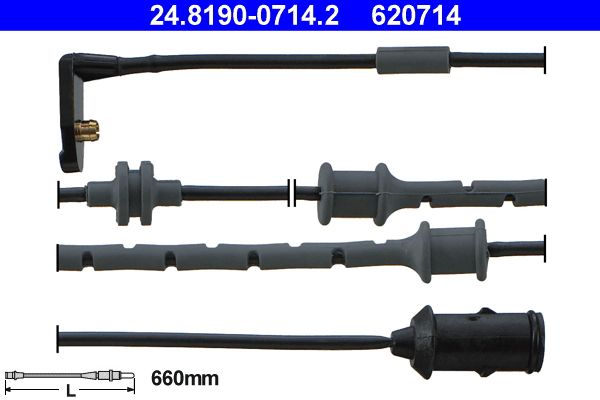 ATE 24.8190-0714.2 Warning Contact, brake pad wear
