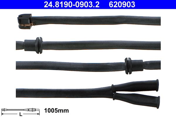 ATE 24.8190-0903.2 Warning Contact, brake pad wear