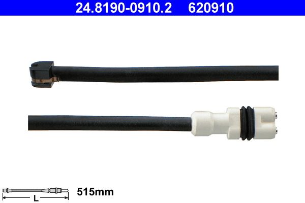 ATE 24.8190-0910.2 Warning Contact, brake pad wear