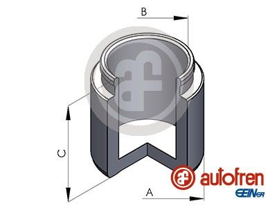 Piston, brake caliper AUTOFREN SEINSA D025131