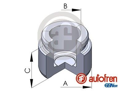 Piston, brake caliper AUTOFREN SEINSA D025237