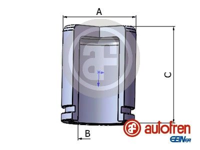 Piston, brake caliper AUTOFREN SEINSA D025595