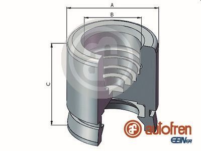 Piston, brake caliper AUTOFREN SEINSA D025712