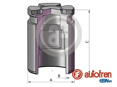 Piston, brake caliper AUTOFREN SEINSA D025780