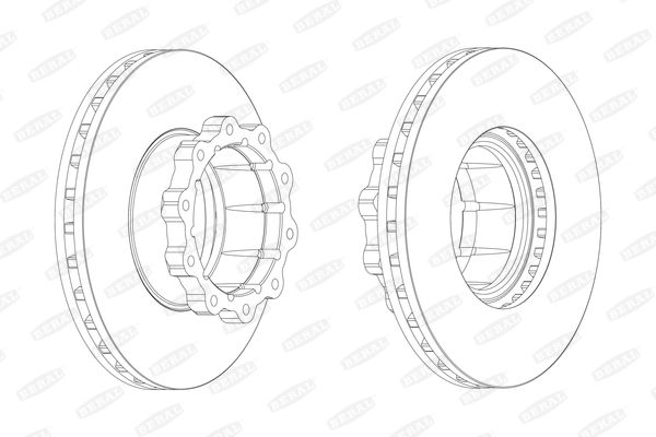 BERAL BCR120A Brake Disc