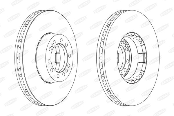 BERAL BCR134A Brake Disc