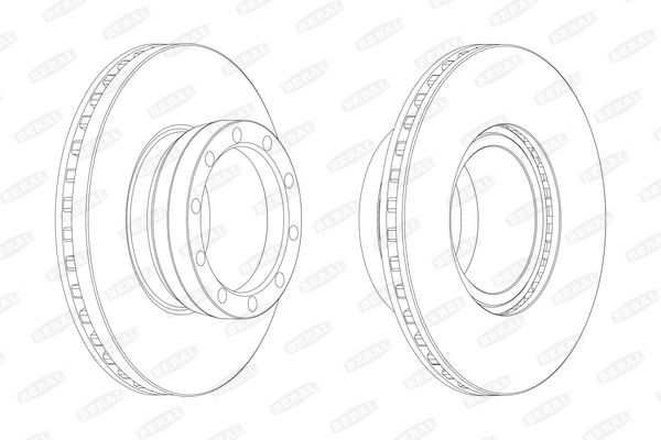 BERAL BCR143A Brake Disc