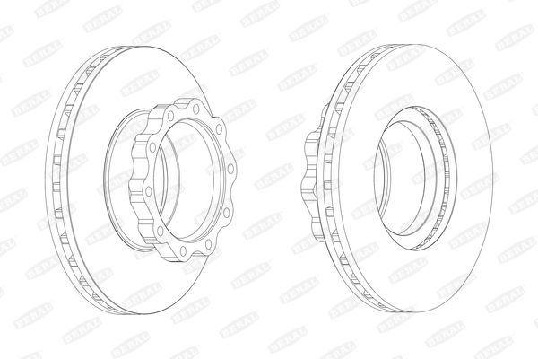 BERAL BCR144A Brake Disc