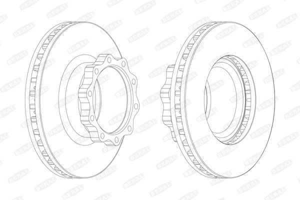 BERAL BCR147A Brake Disc