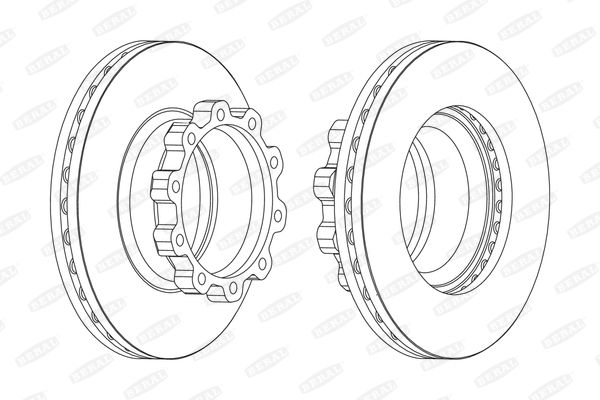 BERAL BCR170A Brake Disc