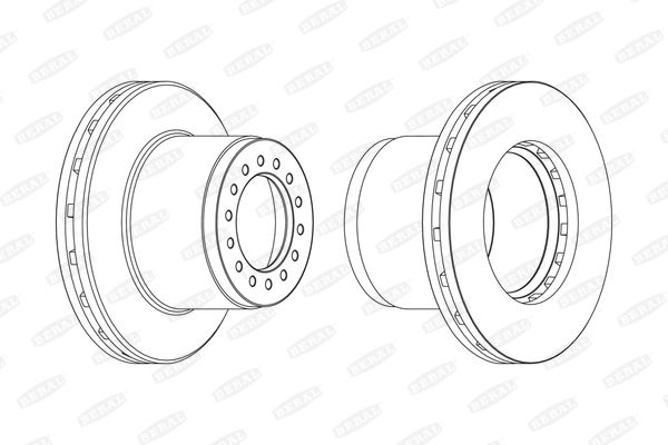 BERAL BCR189A Brake Disc