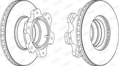 Brake Disc BERAL BCR208A