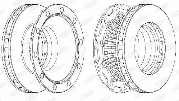 BERAL BCR252A Brake Disc