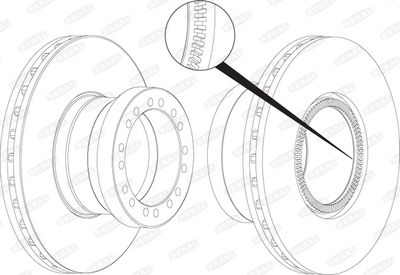 Brake Disc BERAL BCR256A