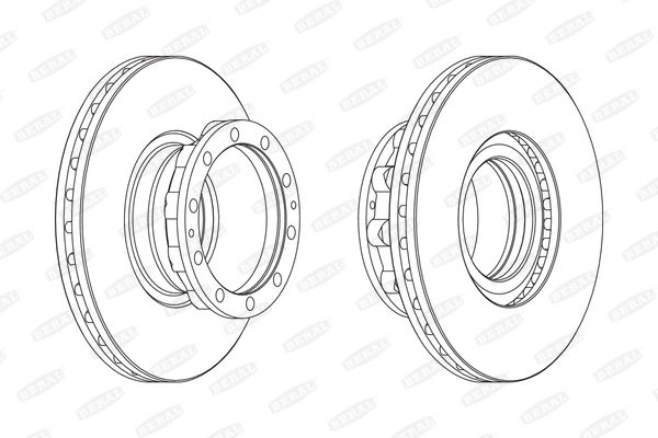 BERAL BCR272A Brake Disc