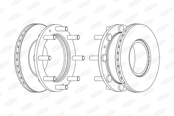 BERAL BCR308A Brake Disc
