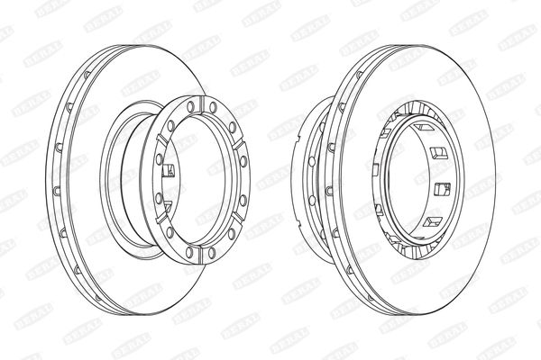 BERAL BCR318A Brake Disc