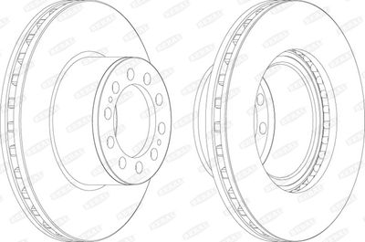 Brake Disc BERAL BCR323A
