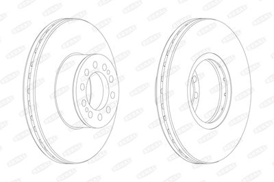 Brake Disc BERAL BCR330A