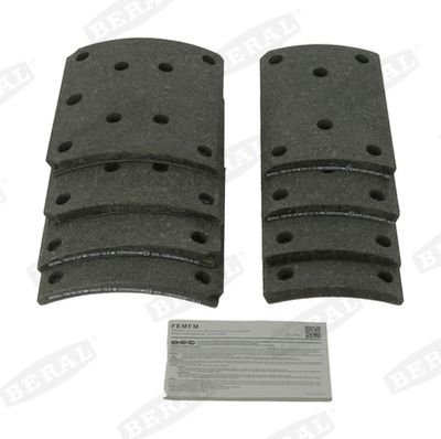 Brake Lining Kit, drum brake BERAL KBL19505.1-1561