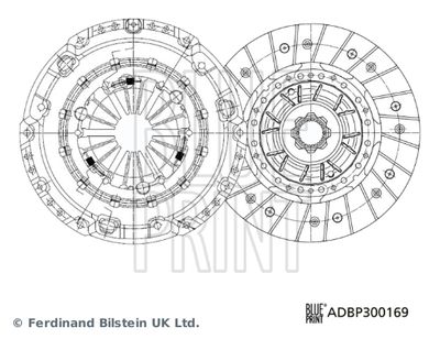 Clutch Kit BLUE PRINT ADBP300169