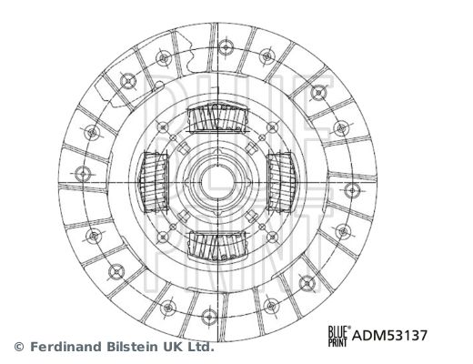 BLUE PRINT ADM53137 Clutch Disc
