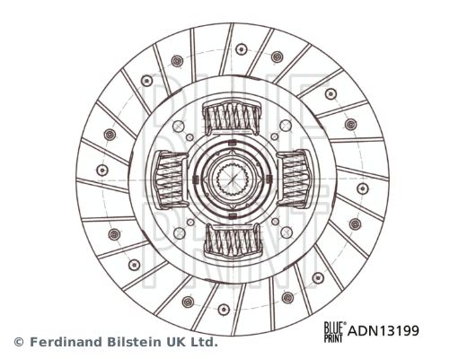 BLUE PRINT ADN13199 Clutch Disc