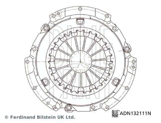BLUE PRINT ADN132111N Clutch Pressure Plate