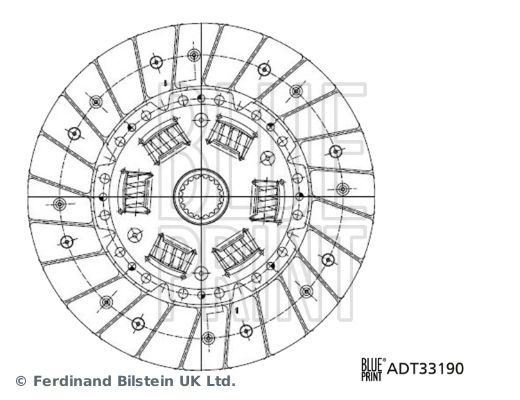 BLUE PRINT ADT33190 Clutch Disc