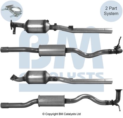 BM Catalysts BM11694H Soot/Particulate Filter, exhaust system