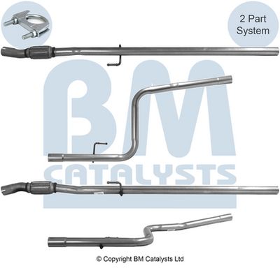 Exhaust Pipe BM Catalysts BM50771