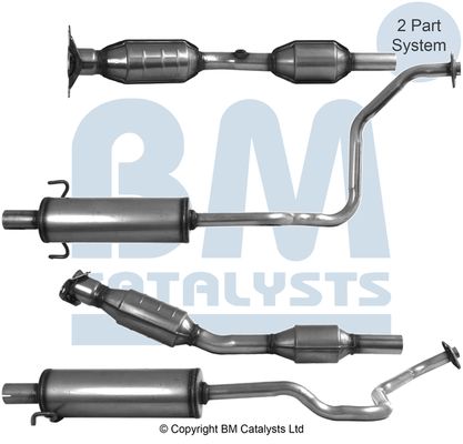 BM Catalysts BM91617H Catalytic Converter