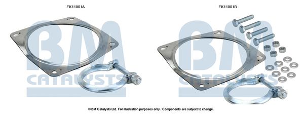 BM Catalysts FK11001 Mounting Kit, soot/particulate filter