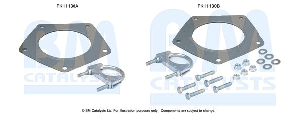 BM Catalysts FK11130 Mounting Kit, soot/particulate filter