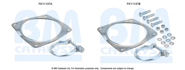 BM Catalysts FK11137 Mounting Kit, soot/particulate filter